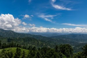 The scenic Dhulikhel with blue skies, a regular must visit for travelers to Kathmandu 
