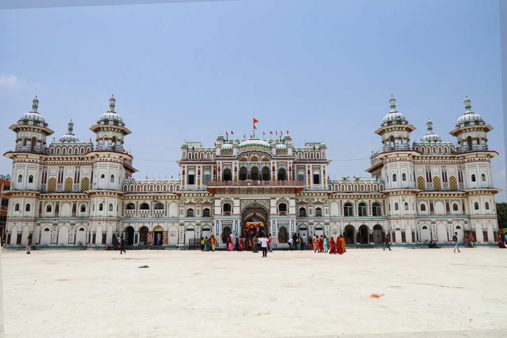 Janaki Mandir temple in Janakpur Nepal dedicated to Goddess Sita