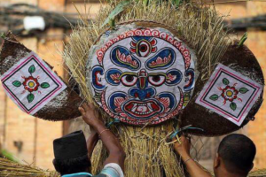 Gatha Muga Chare Festival - Preparing the Ghantakarna Demon